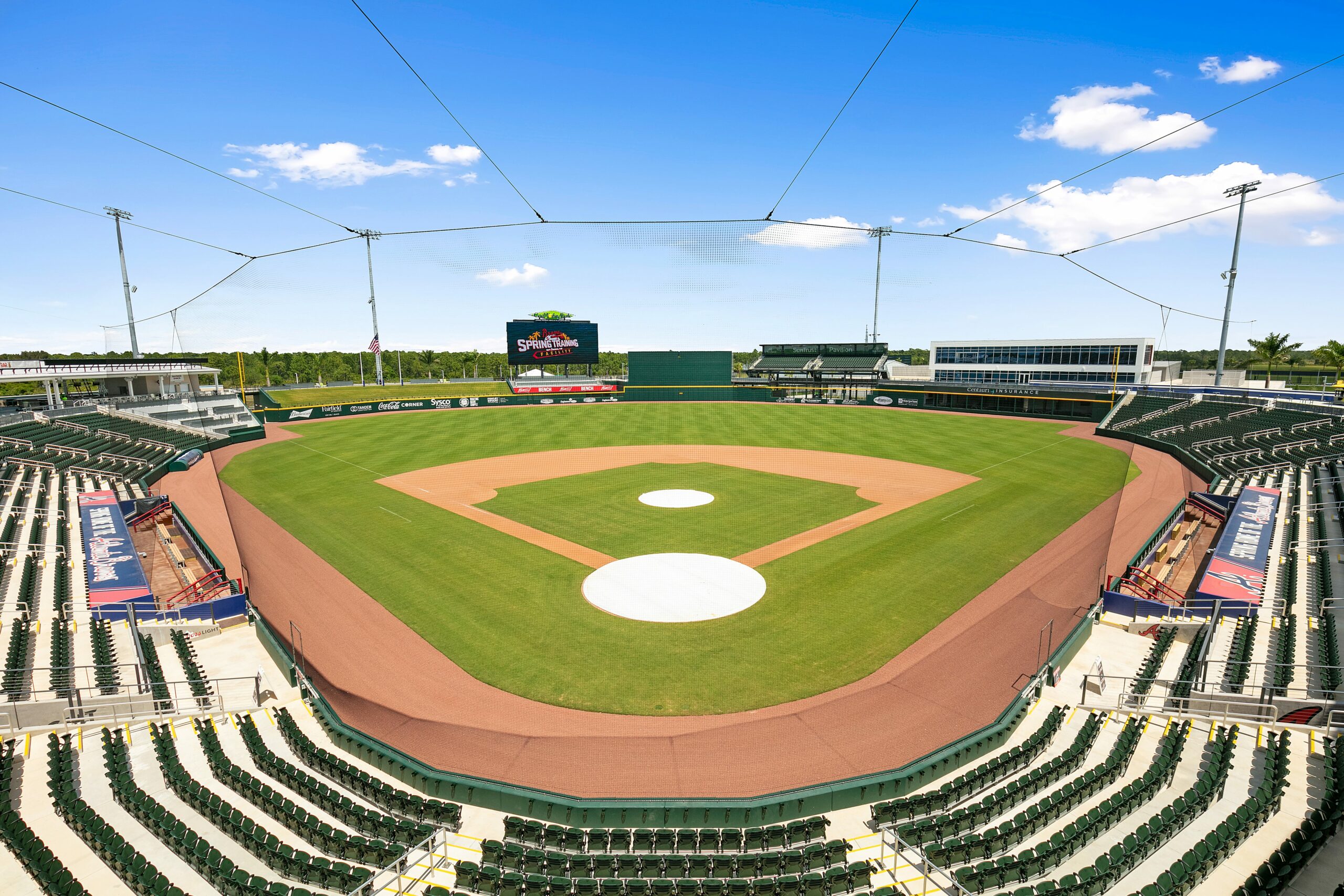 A general interior view of CoolToday Park during the Spring Training