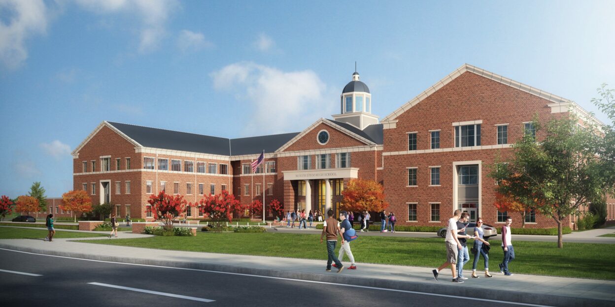 Design concept rendering of North Stem High School