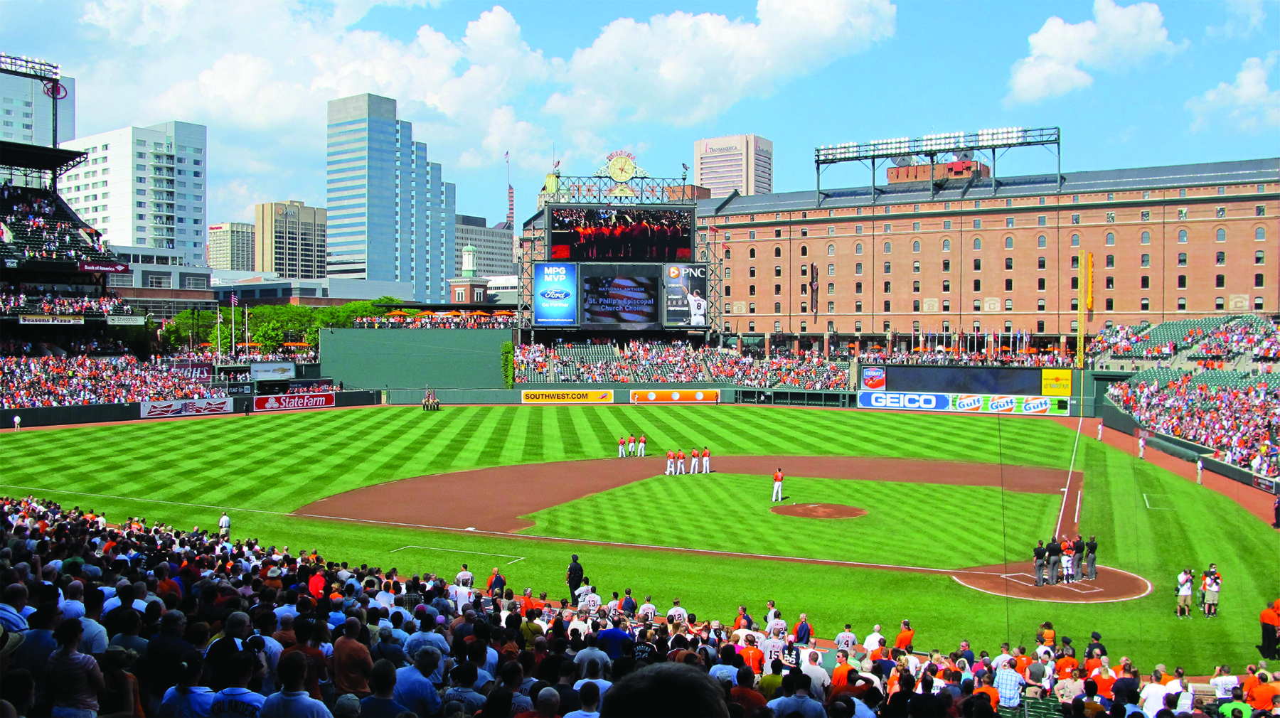 Oriole Park in 1992