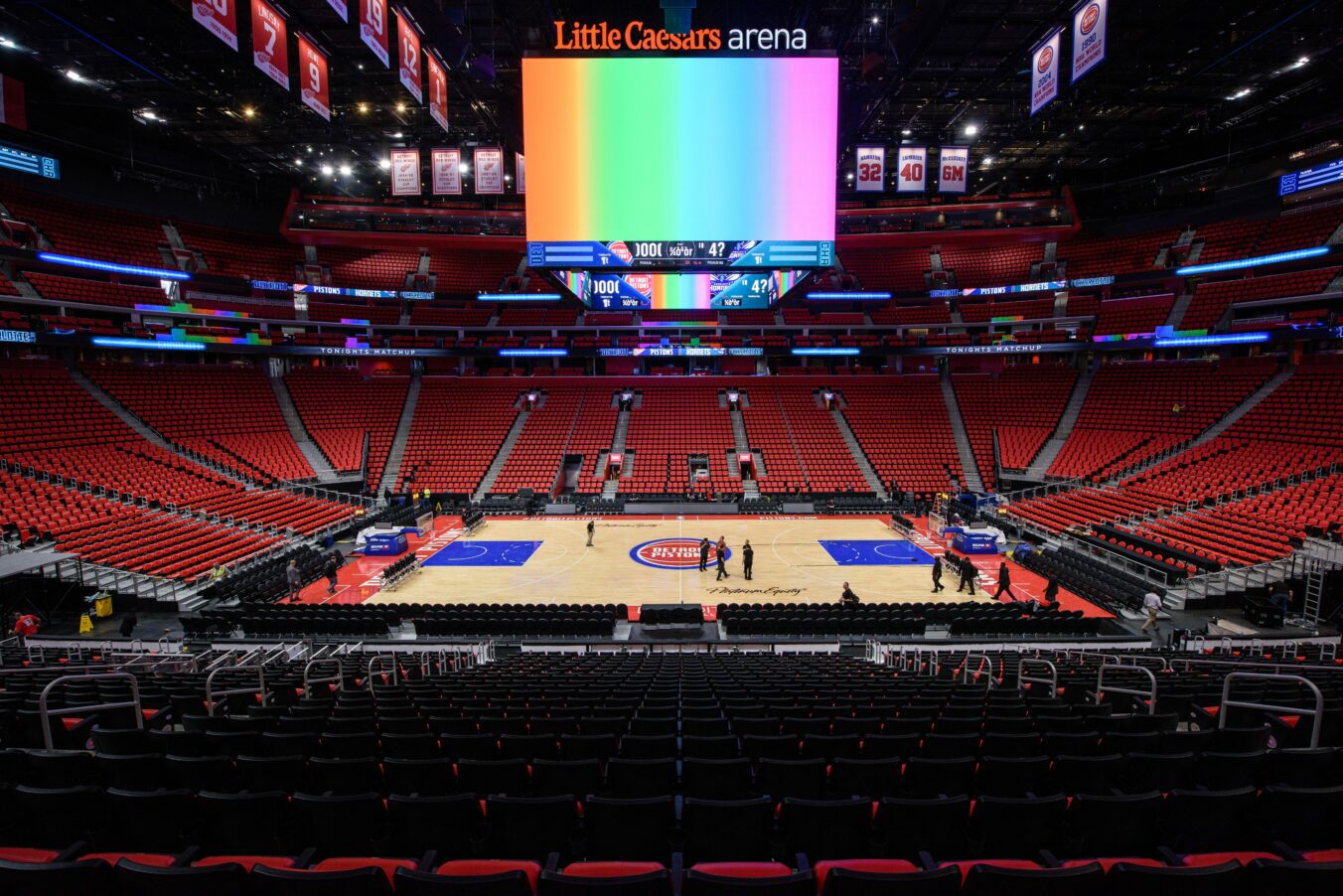 Detroit Pistons NBA and NHL arena builder