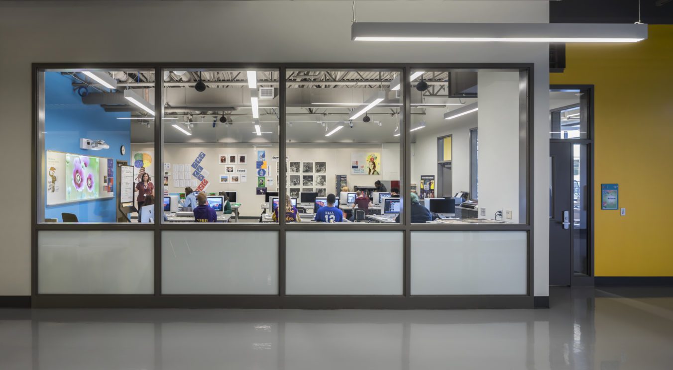 Barton Malow Genesse Career Institute K12 Tech Center Lab