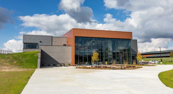 Commercial construction Dominos innovation garage in Ann Arbor, Michigan