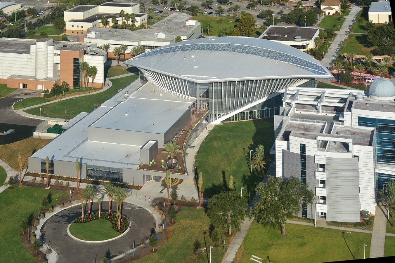 Embry-Riddle Aeronautical University Mori Hosseni Student Union Aerial