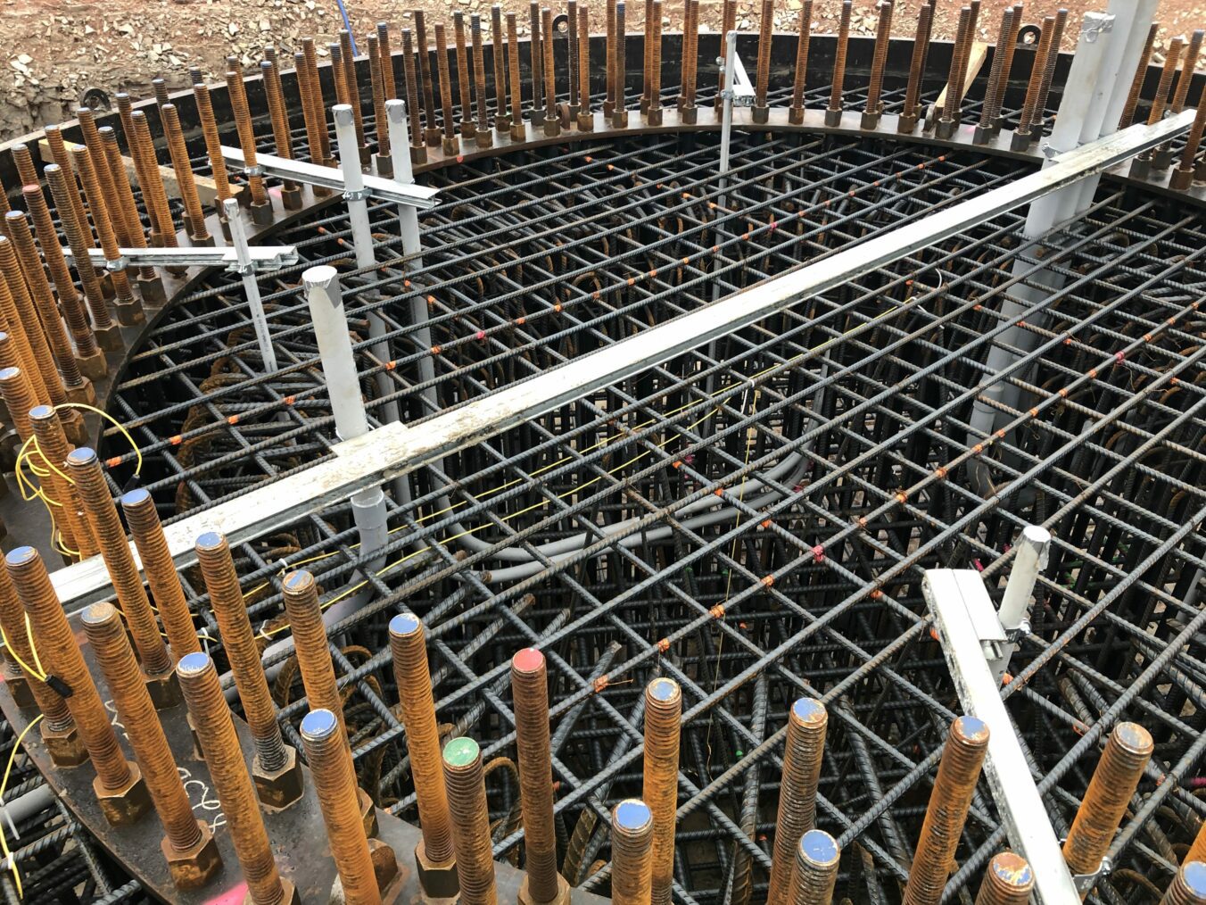 Barton Malow - Fairbanks Wind Farm Base Foundation Resteel