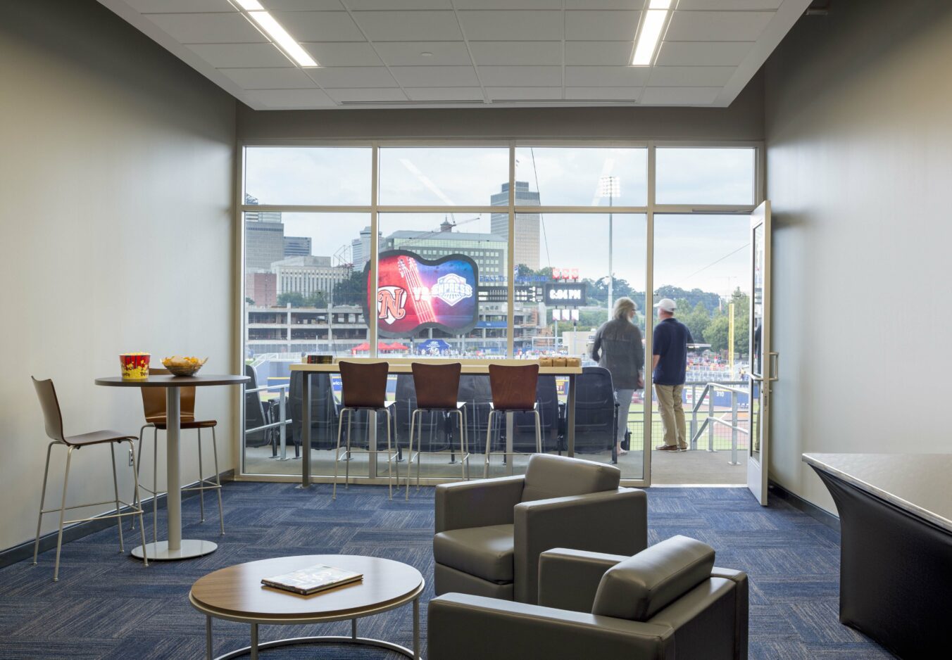 First Tennessee Ballpark, Home of AAA Baseball's Nashville Sounds - Completed Suite Construction