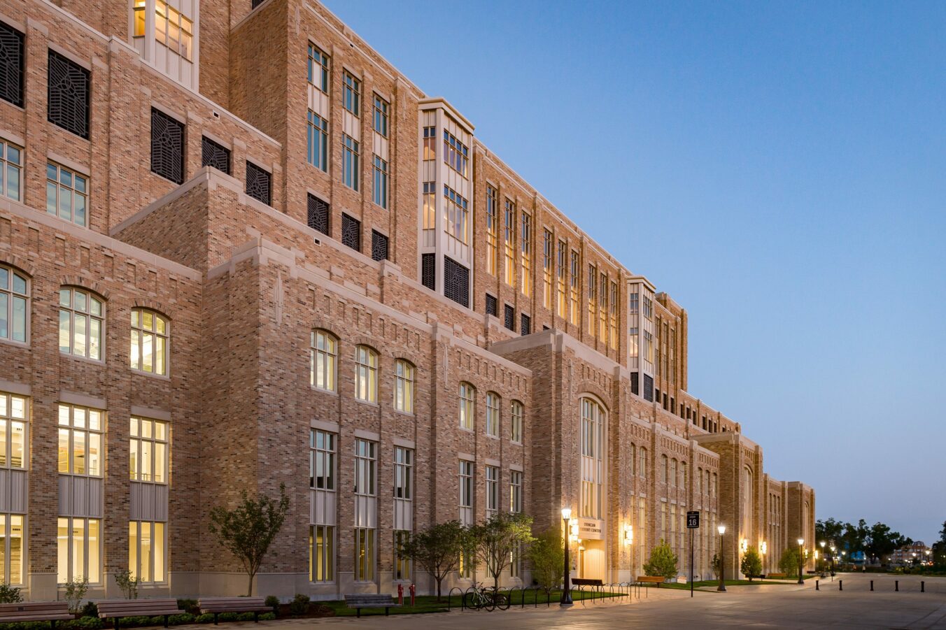 University of Notre Dame Campus Crossroads Duncan Student Center Exterior