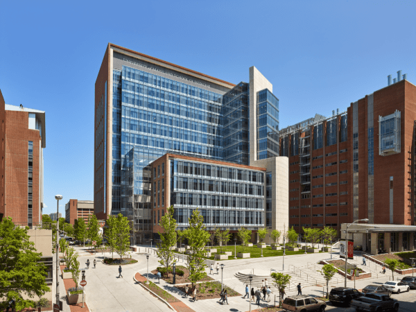 New construction of UMD, Baltimore Health Services Facility III Exterior