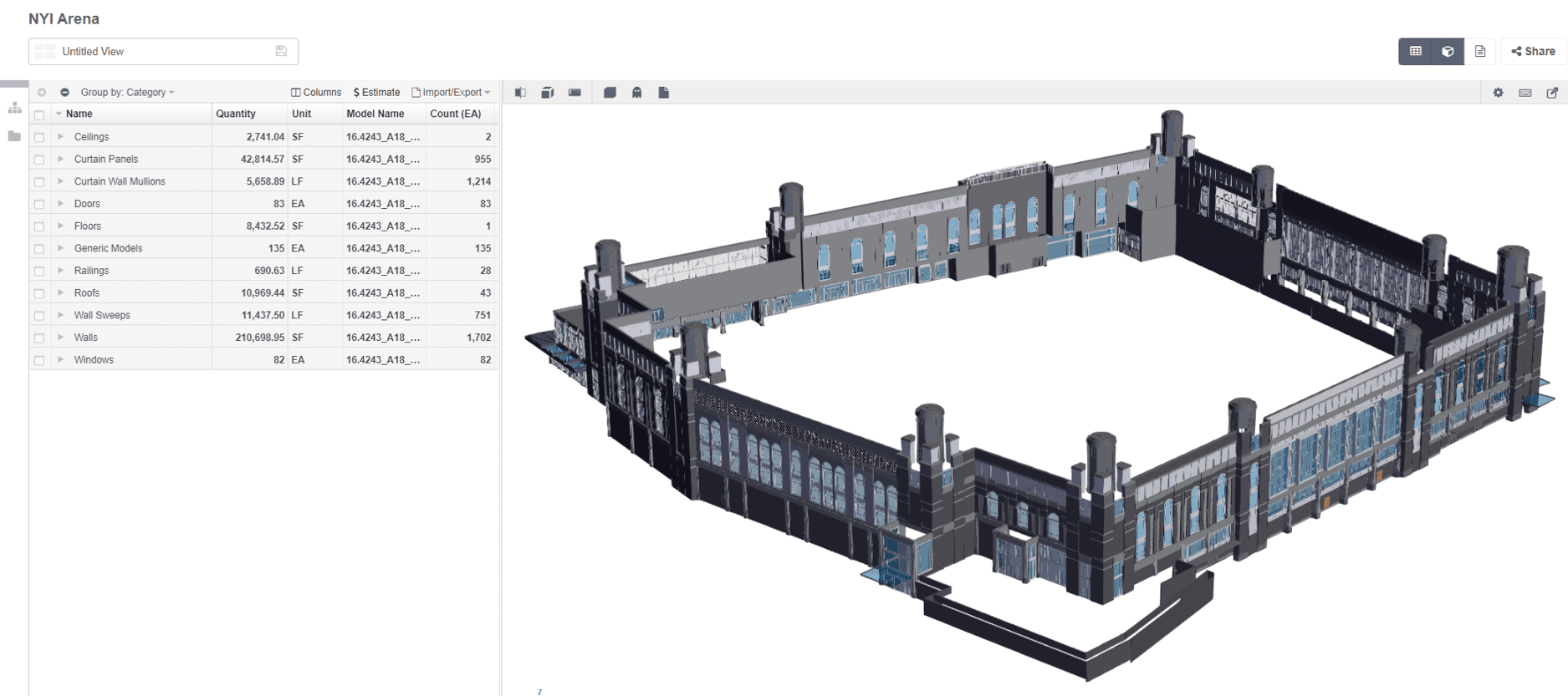 5D Cost Mapping and QTO