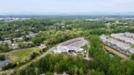 The Center at Belvedere Birds Eye View - Community Center Construction