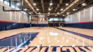 University of Richmond Queally Athletic Center Practice Court Connection to Millhiser
