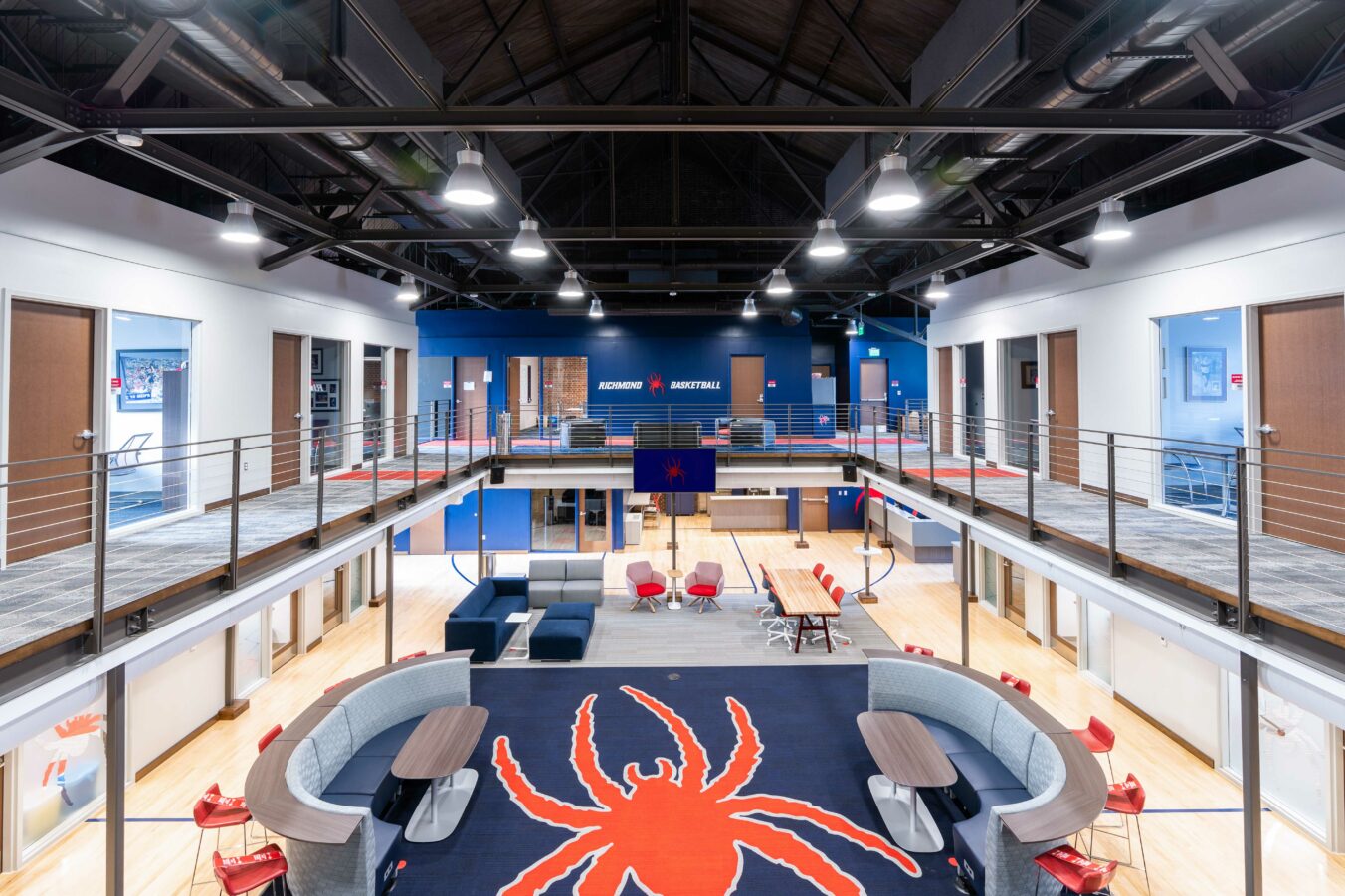University of Richmond Queally Athletics Center Student Success Center in the old Millhiser Gymnasium