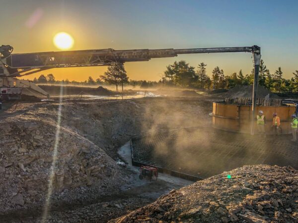 Barton Malow - Fairbanks Wind Farm - Base Foundation Placement