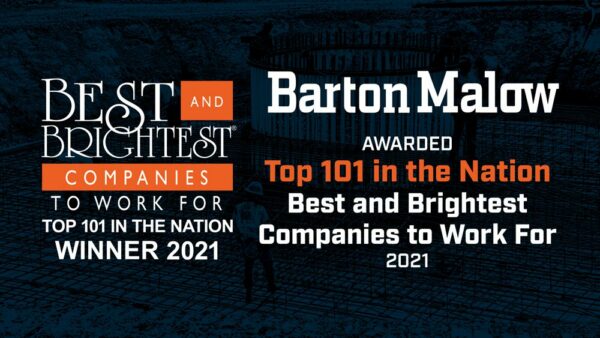 Barton Malow named one of the Top Companies to Work For in the Nation