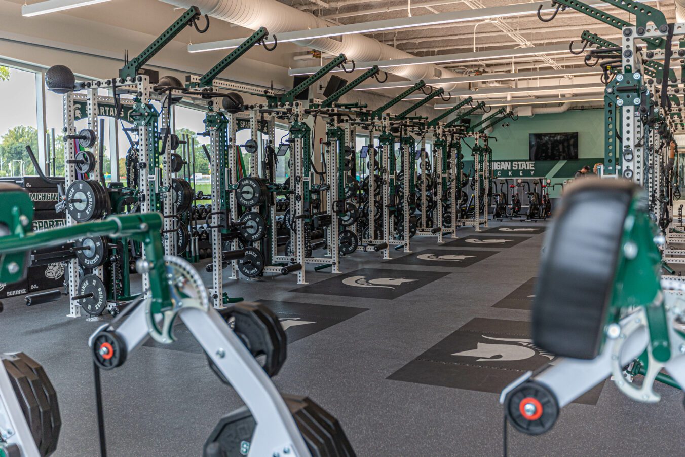 Munn Ice Arena Gym college sports renovation project