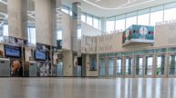 Munn Ice Arena Lobby - college sports renovation project