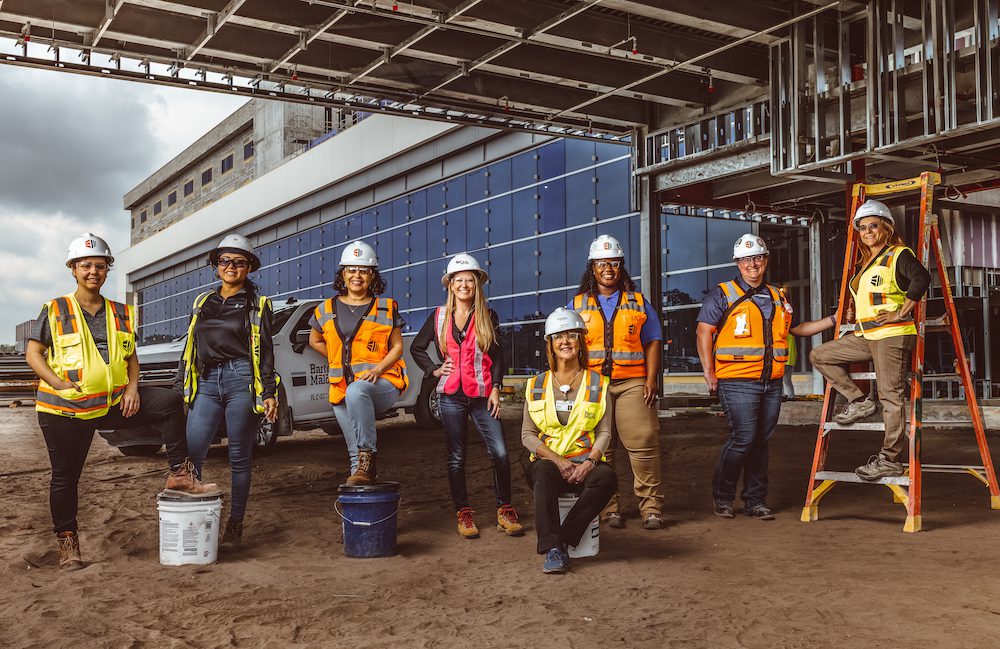 Women in Construction at the South Florida Baptist Hospital project site