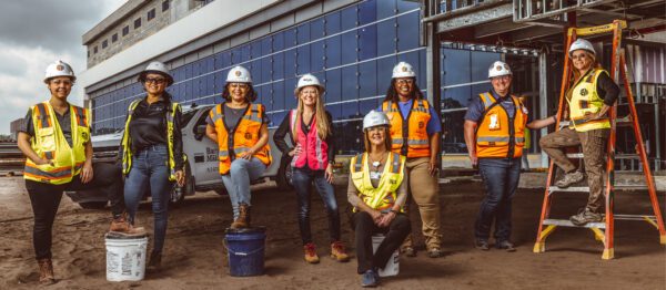Women in Construction at the South Florida Baptist Hospital project site