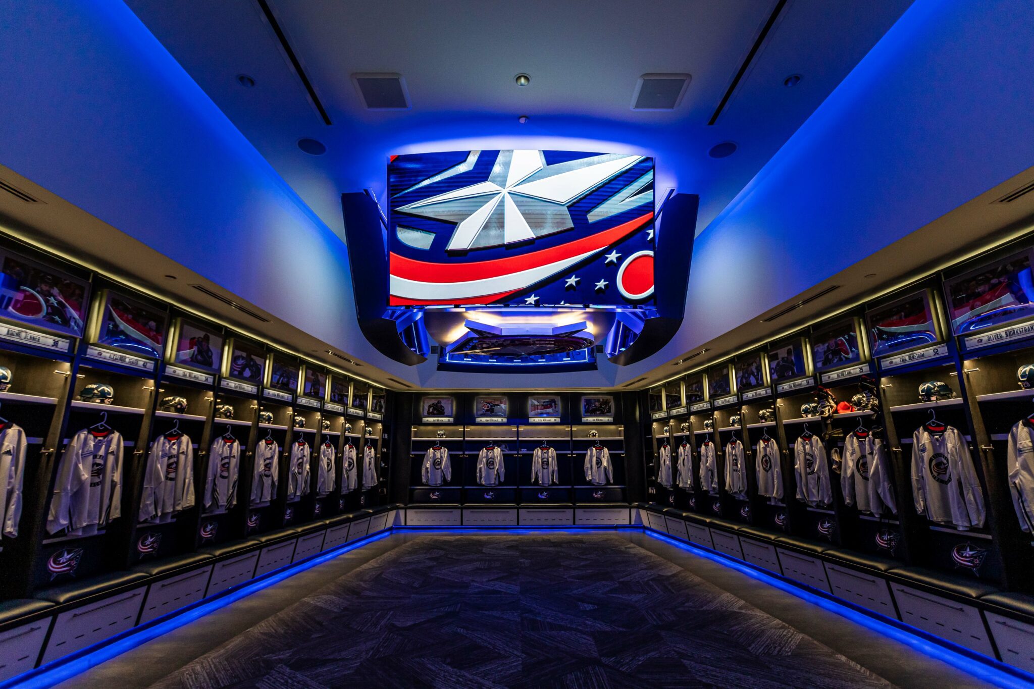 Colorado Avalanche NHL Locker Room Renovation at Ball Arena