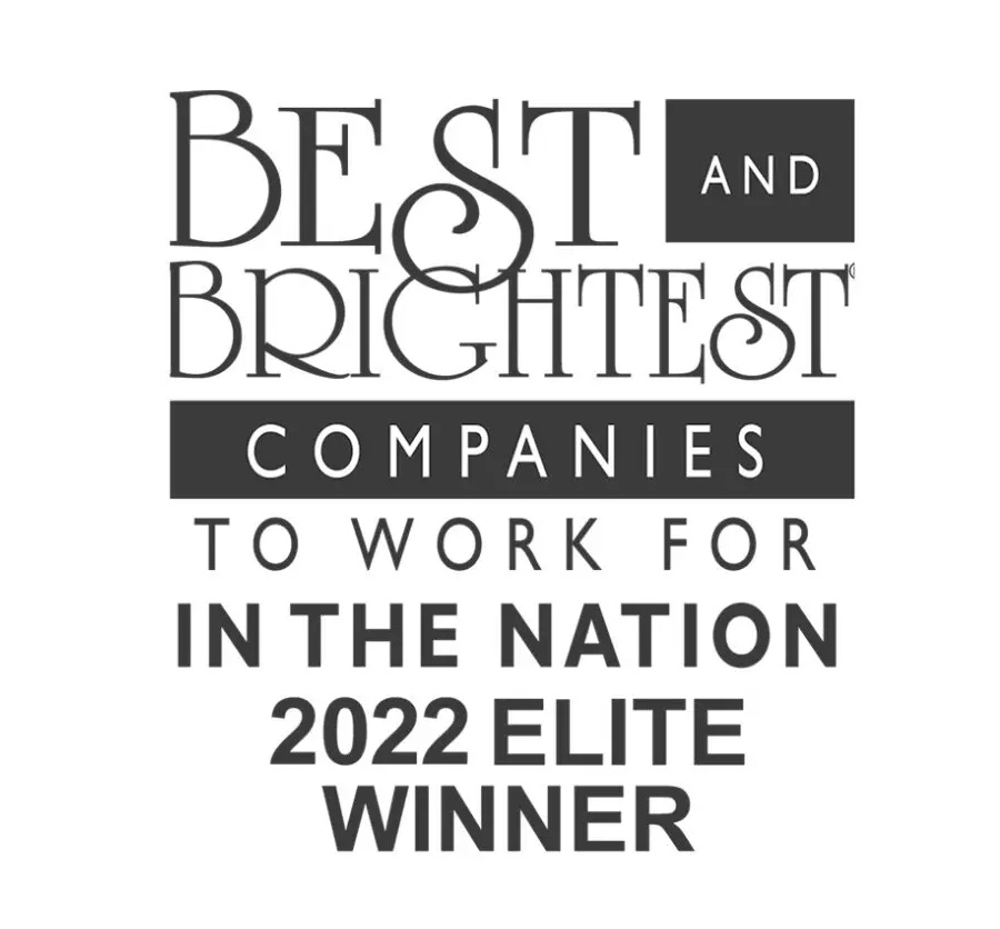 Best and Brightest Companies to Work for in the Nation Elite Award 2022