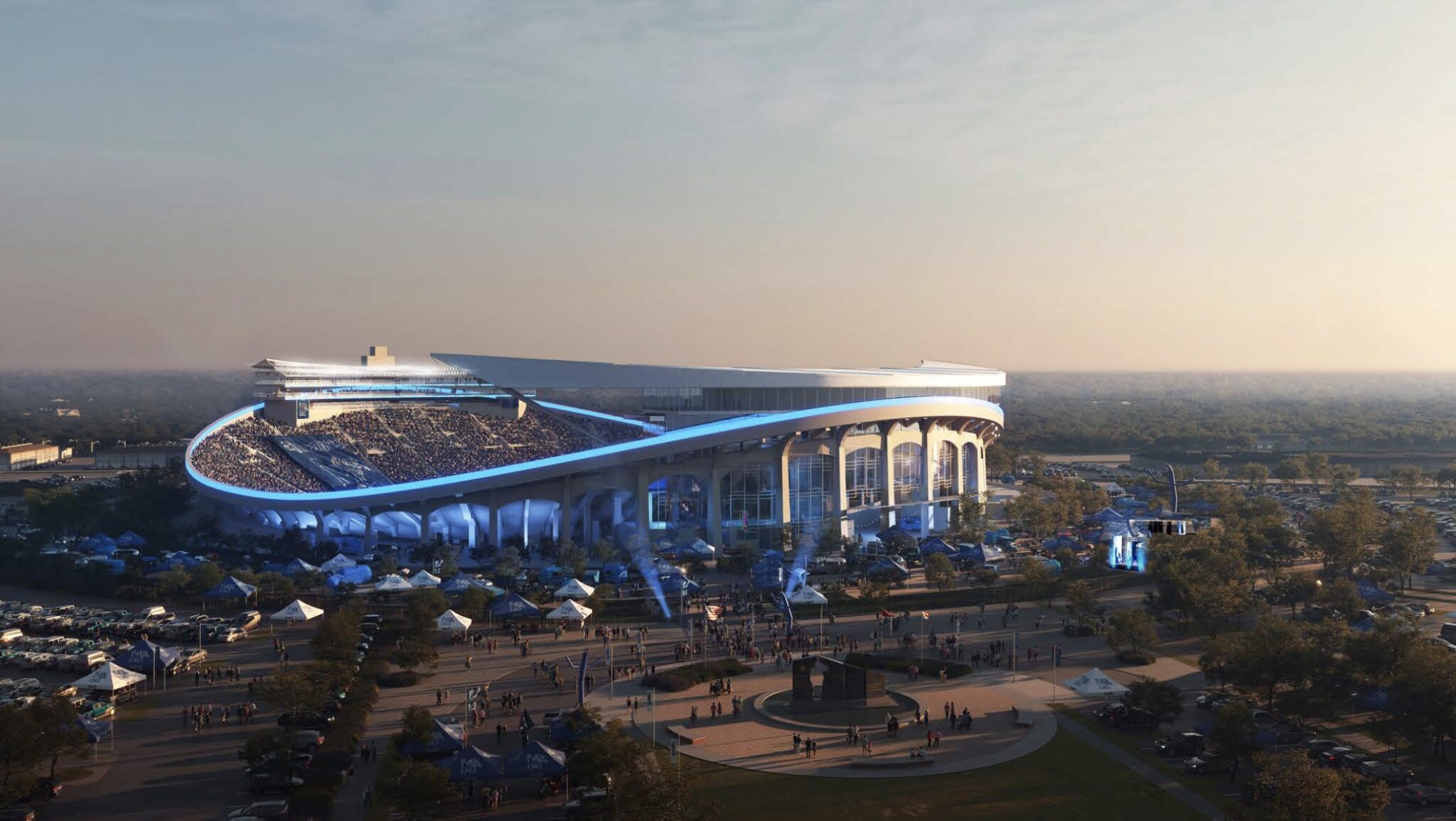 Rendering of renovated Liberty Stadium