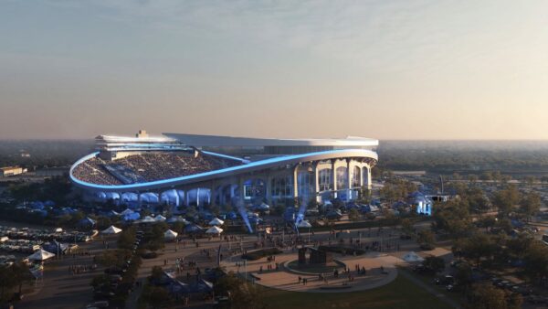 Rendering of renovated Liberty Stadium