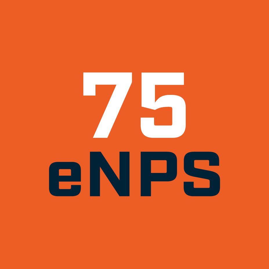 75 eNPS
