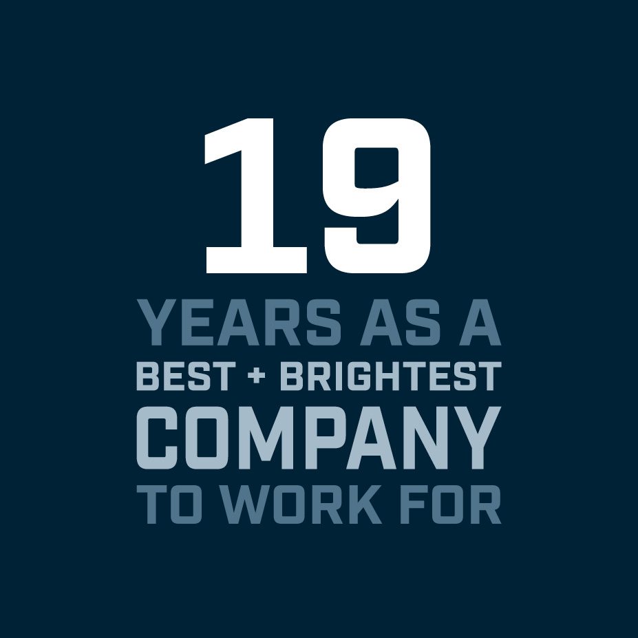 19 years as a best and brightest company to work for