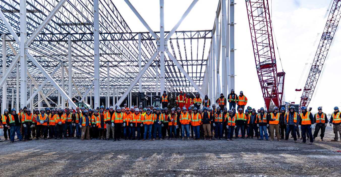 NextStar Energy EV Battery Plant Topping Out