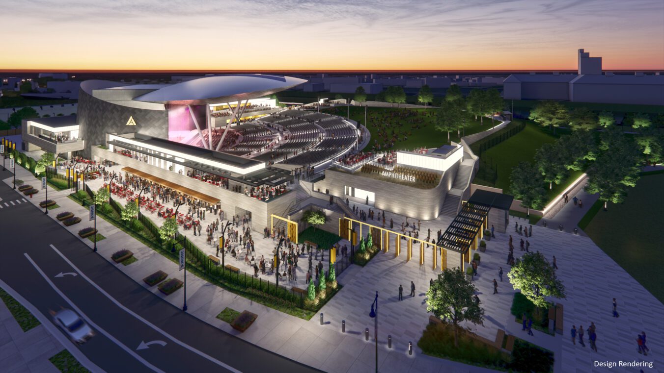Grand Action 2.0 Acrisure Amphitheater Rendering