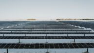 Elemental Energy Brooks II Solar, Rows of Solar Panels Lined Up Horizontally