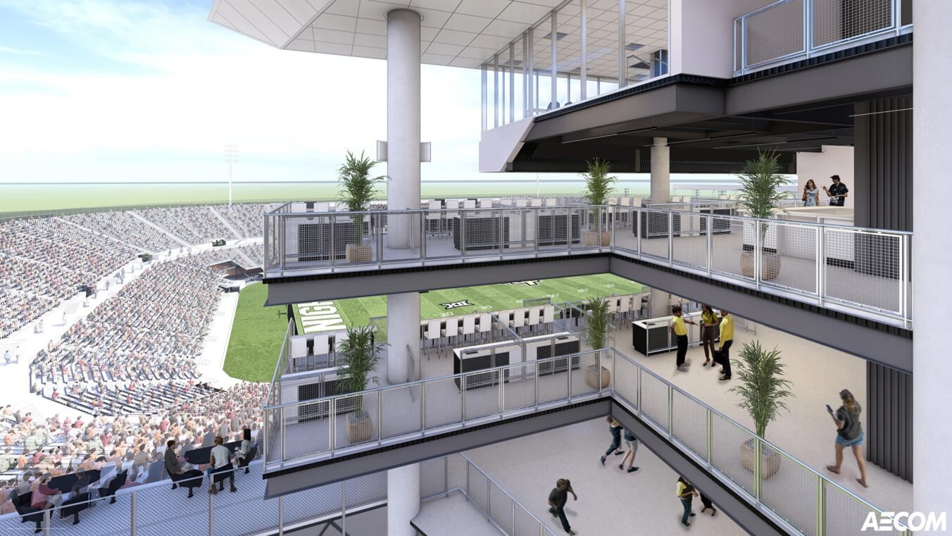 UCF Outdoor Sky Suites Rendering