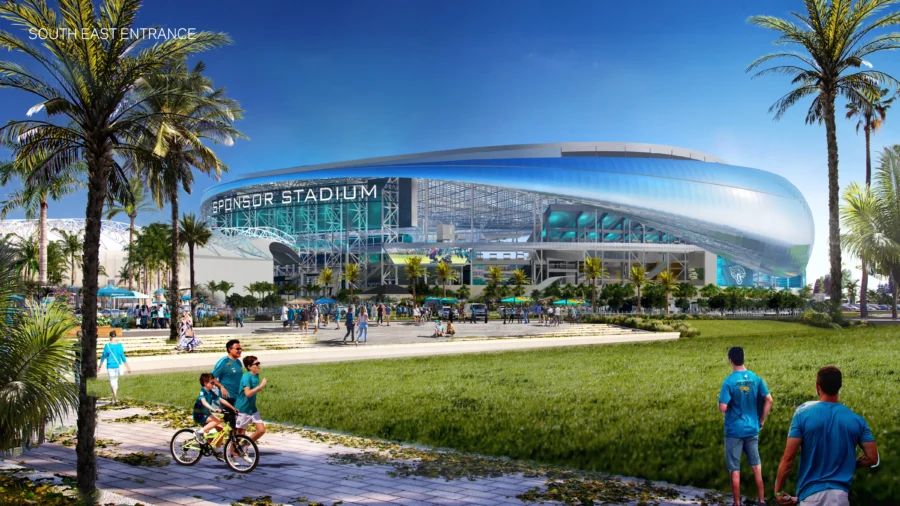 Jacksonville Jaguars Stadium Construction Rendering