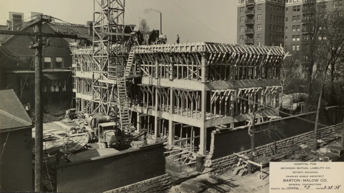 Michigan Mutal Liability Company Hospital Wing Addition 1938 Detroit, Michigan